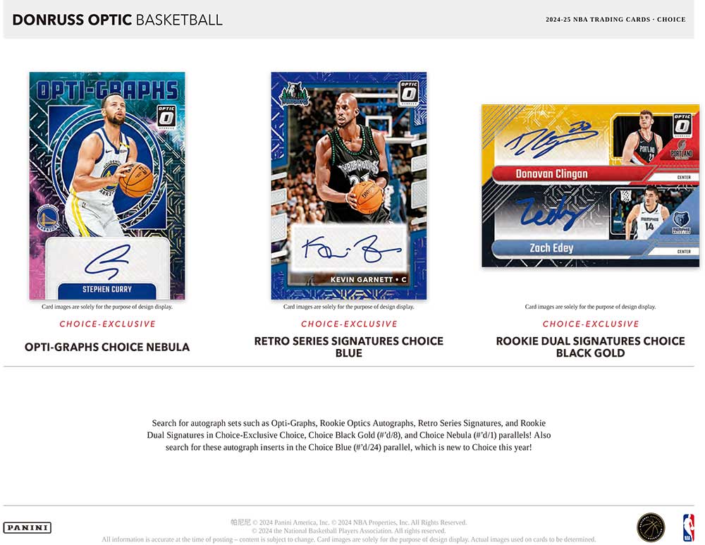 NBA 2024-25 Panini Donruss Optic Basketball Choice Box 8/30