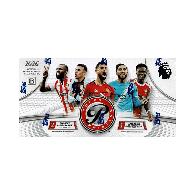 再入荷 2025-26 Topps Pristine Premier League Soccer Hobby Box 7/26