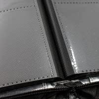 ȥץ (Ultra Pro) åѡ ץХ С 9ݥå #15945 | Ultra PRO 9-Pocket Zippered PRO-Binder Silver Made With Fire Resistant Materials