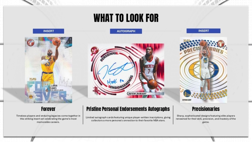 NBA 2025-26 Topps Pristine Basketball Hobby Pack（3パック単位, A1+