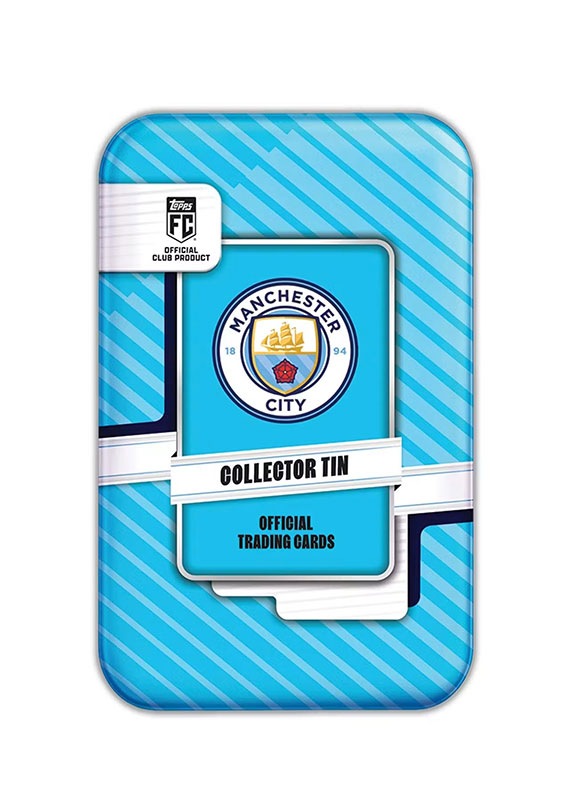 予約）2026-27 Topps Manchester City Collector Tin Soccer 9/29入荷