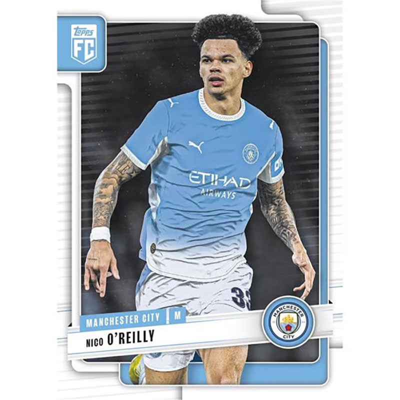 予約）2026-27 Topps Manchester City Collector Tin Soccer 9/29入荷