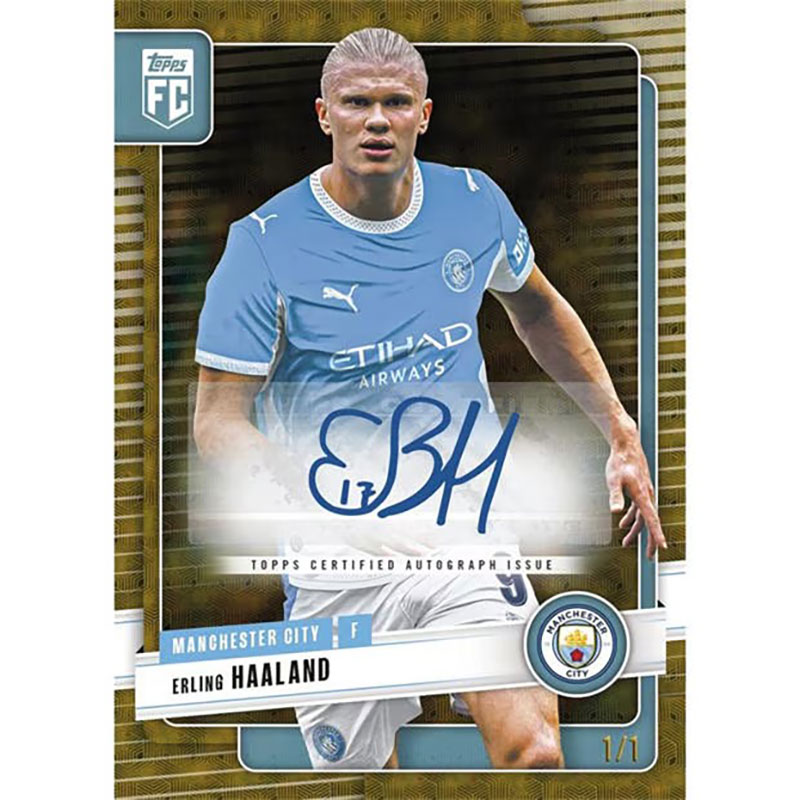 予約）2026-27 Topps Manchester City Collector Tin Soccer 9/29入荷
