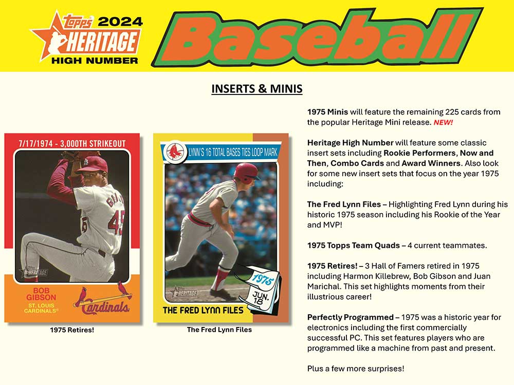 お一人様2ボックス限定）MLB 2024 Topps Heritage High Number  