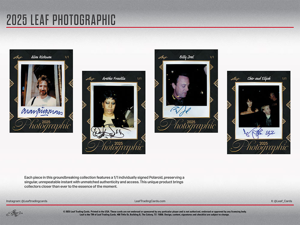 2025 Leaf Photographic Box 12/6入荷 ｜カードファナティック公式通販