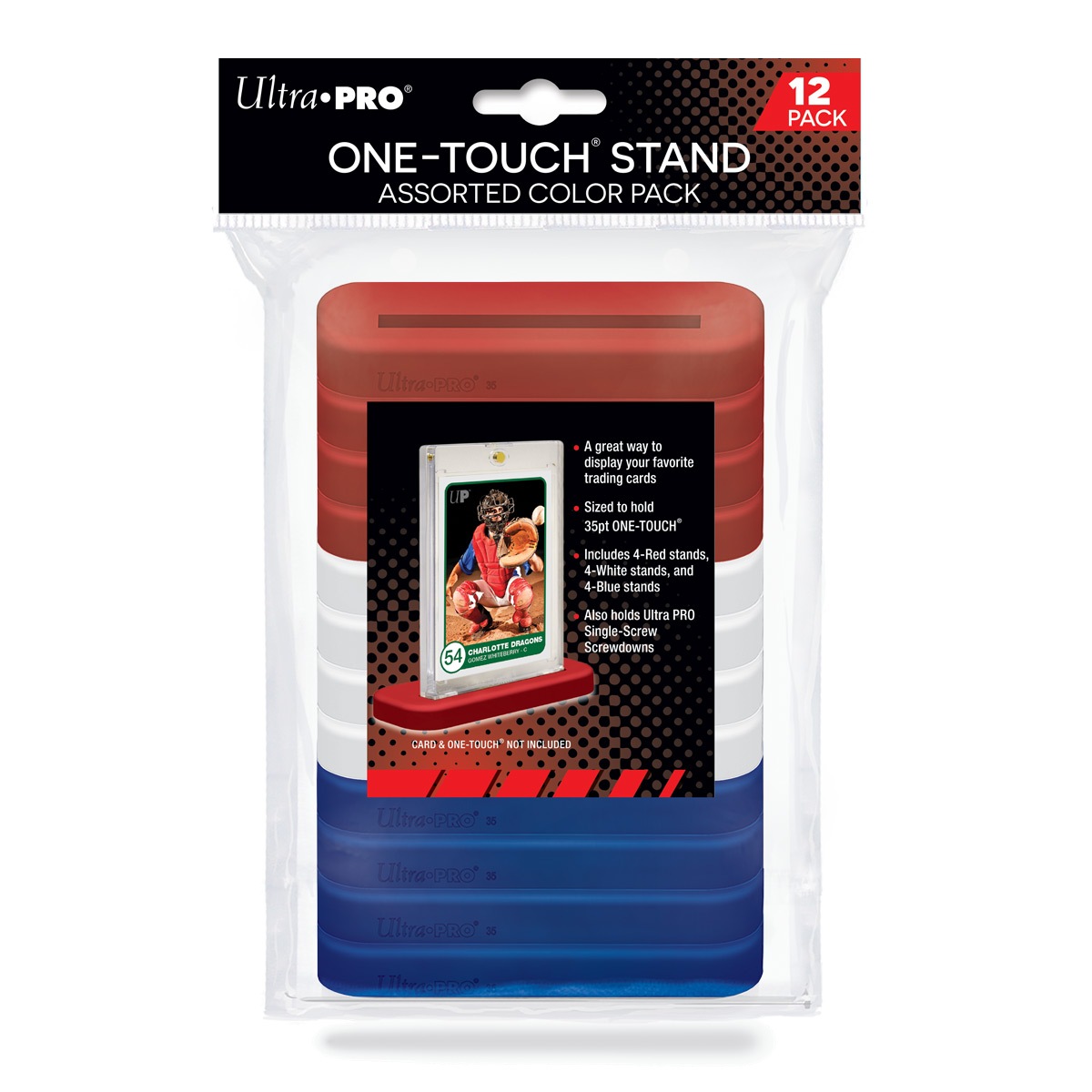 Ultra Pro (ȥץ) 35PT 󥿥åޥͥåȥۥ 12  #15222 | One Touch Stand 35pt Assorted Color 12-pack