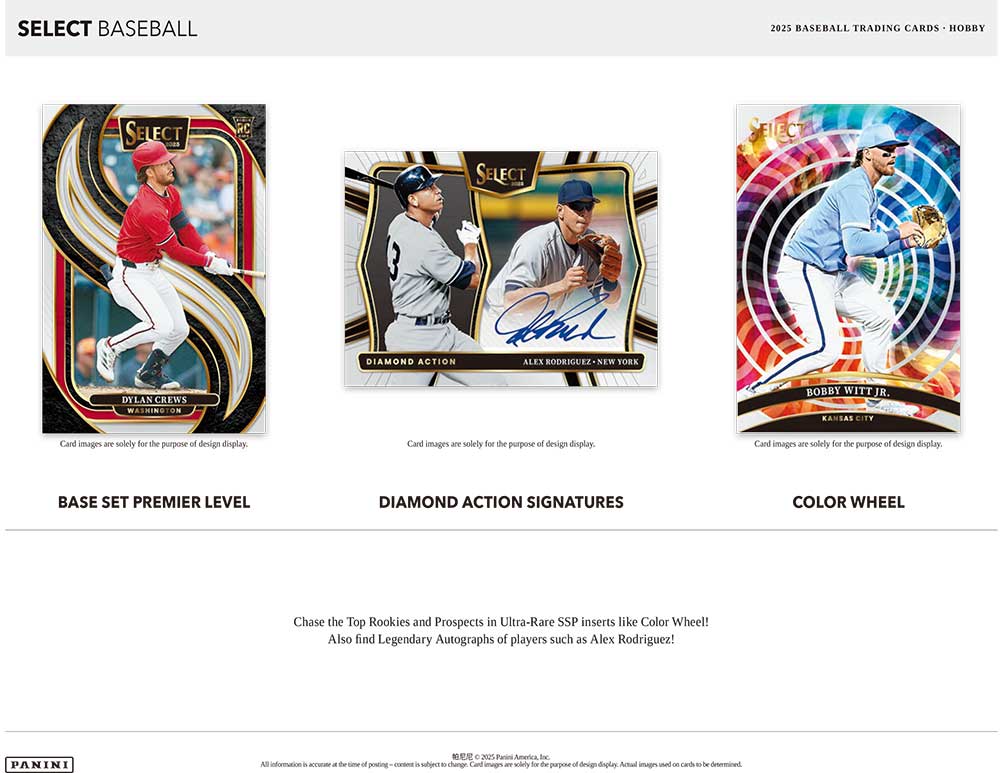 2025 Panini Select Baseball Hobby Box 1/16入荷 ｜カード