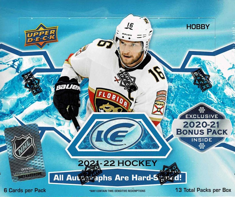 NHL 2021-22 Upper Deck ICE Hockey Box ｜カードファナティック公式通販