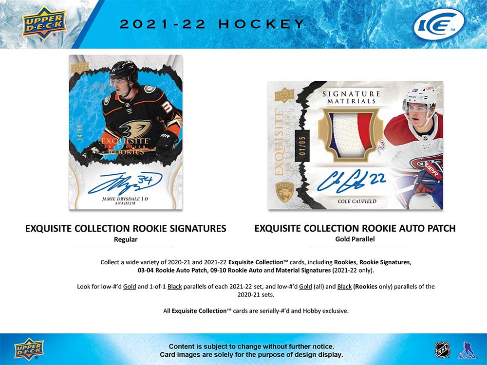 NHL 2021-22 Upper Deck ICE Hockey Box ｜カードファナティック公式通販