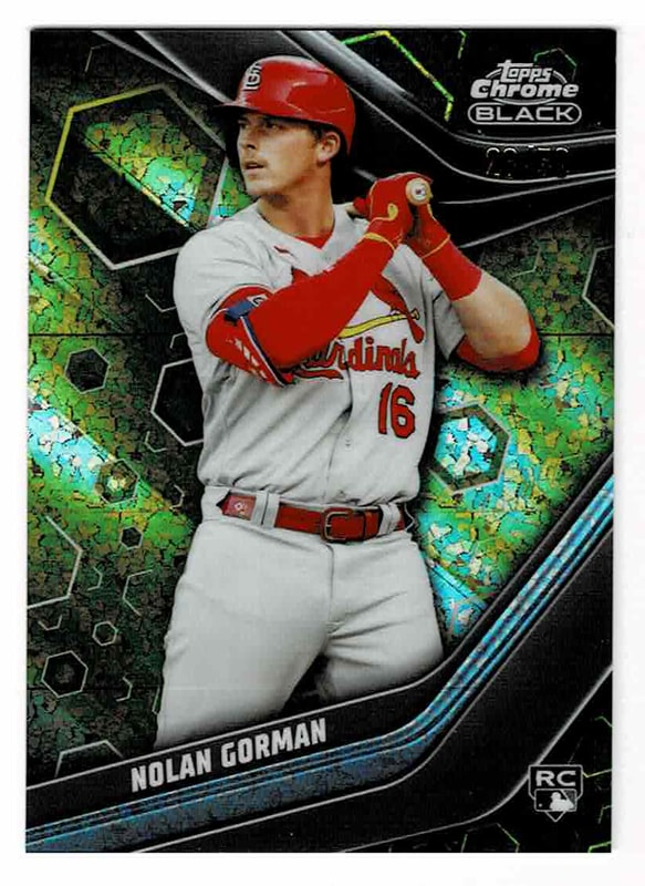 ノーラン・ゴーマン/ Nolan Gorman 2023 Topps Chrome Black Rookie