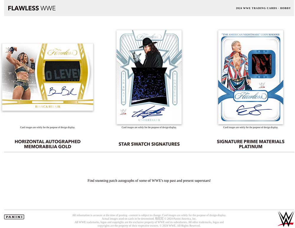 2024 Panini Flawless WWE Box 1/6入荷 ｜カードファナティック公式通販