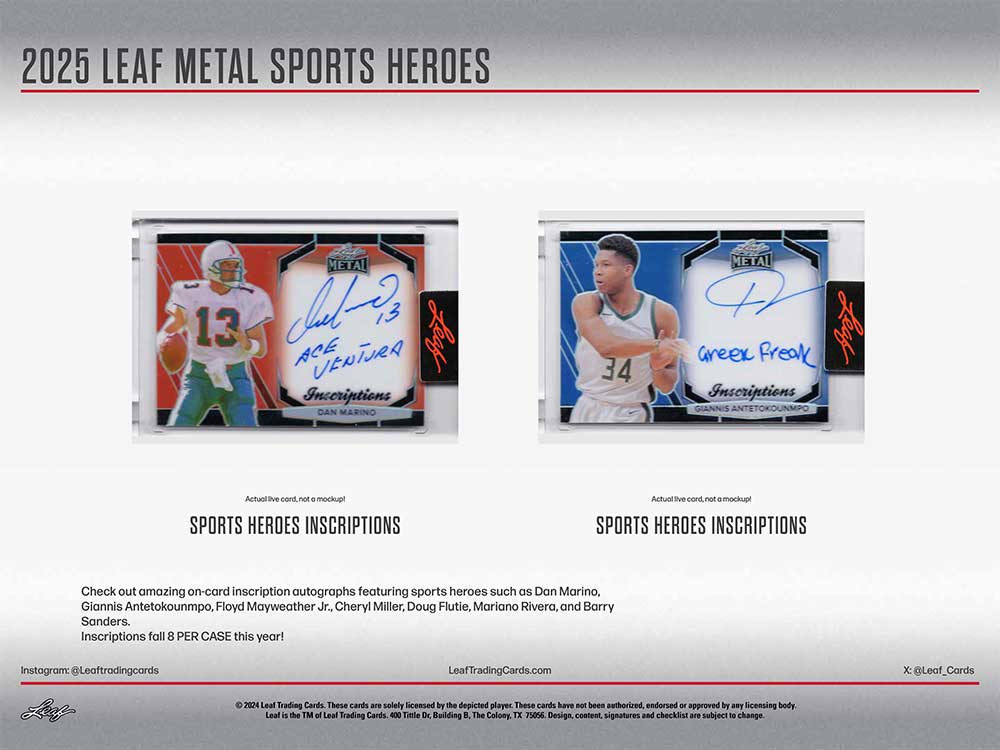 Bo Leaf Metal Sports Heroes Box 6⁄23入荷！※Leaf Proof Pack Etsy