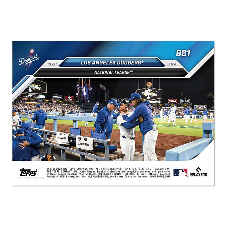 ロサンゼルス・ドジャース #861 ナ・リーグのポストシーズン最多得点46