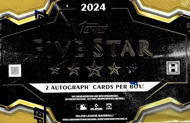 メジャーリーグスターカード MLB 2024 Topps Five Star Baseball Box 9/27入荷！！大谷選手、山本