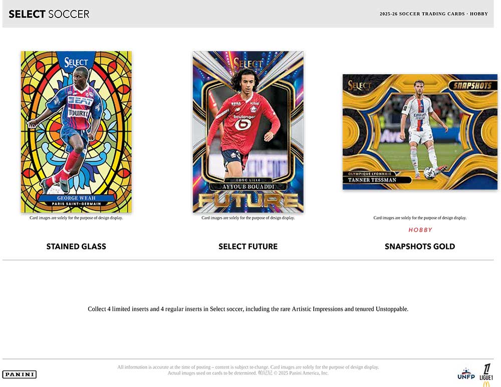 2025-26 Panini Select Ligue 1 Soccer Hobby H2 Box 6/6入荷 ｜カード