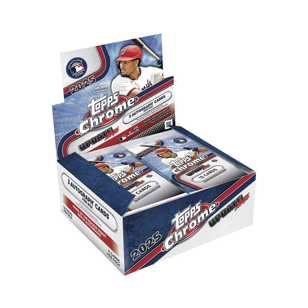 MLB 2025 Topps Chrome Update Series Baseball Jumbo Box 12/16入荷