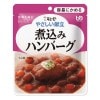 やさしい献立 区分1　煮込みハンバーグ 100ｇ×6袋|おかず パウチタイプ|介護食