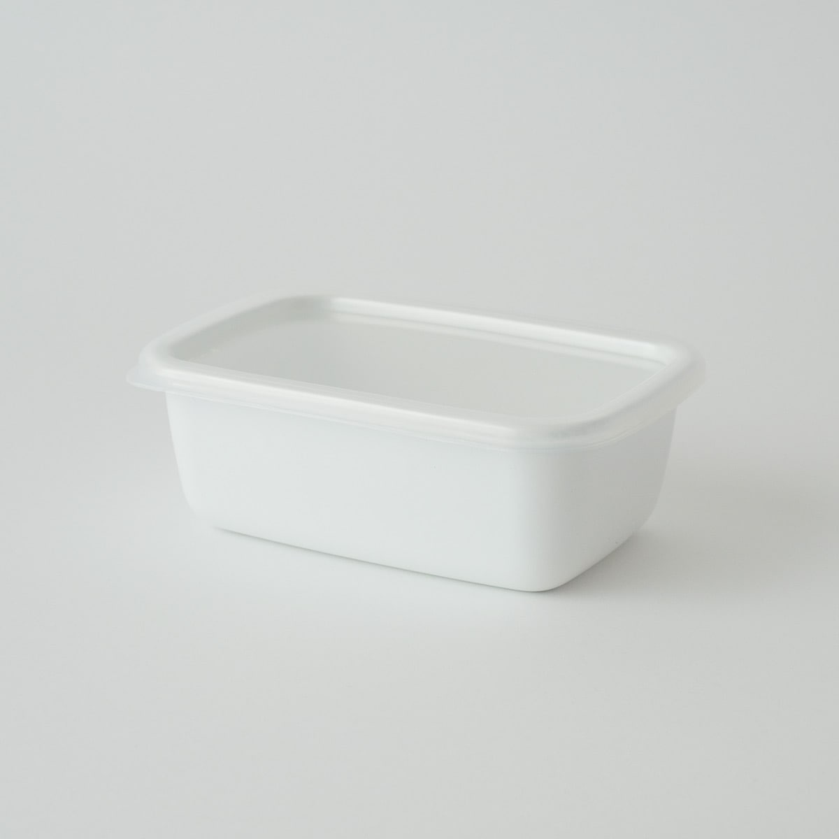【野田琺瑯】レクタングル深型 S シール蓋付 WRFｰS [0.5L/日本製/保存容器]