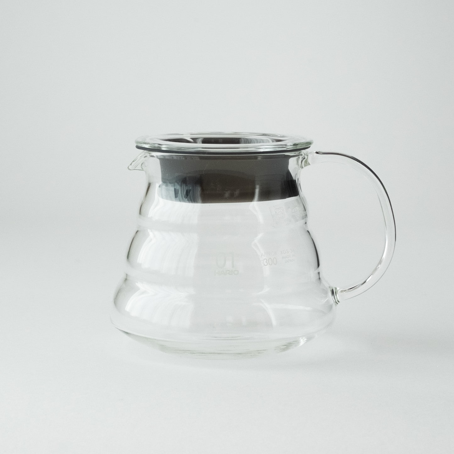 【HARIO】ハリオ V60レンジサーバー360クリア XGSR-36-TB [360ml/日本製/耐熱ガラス製]