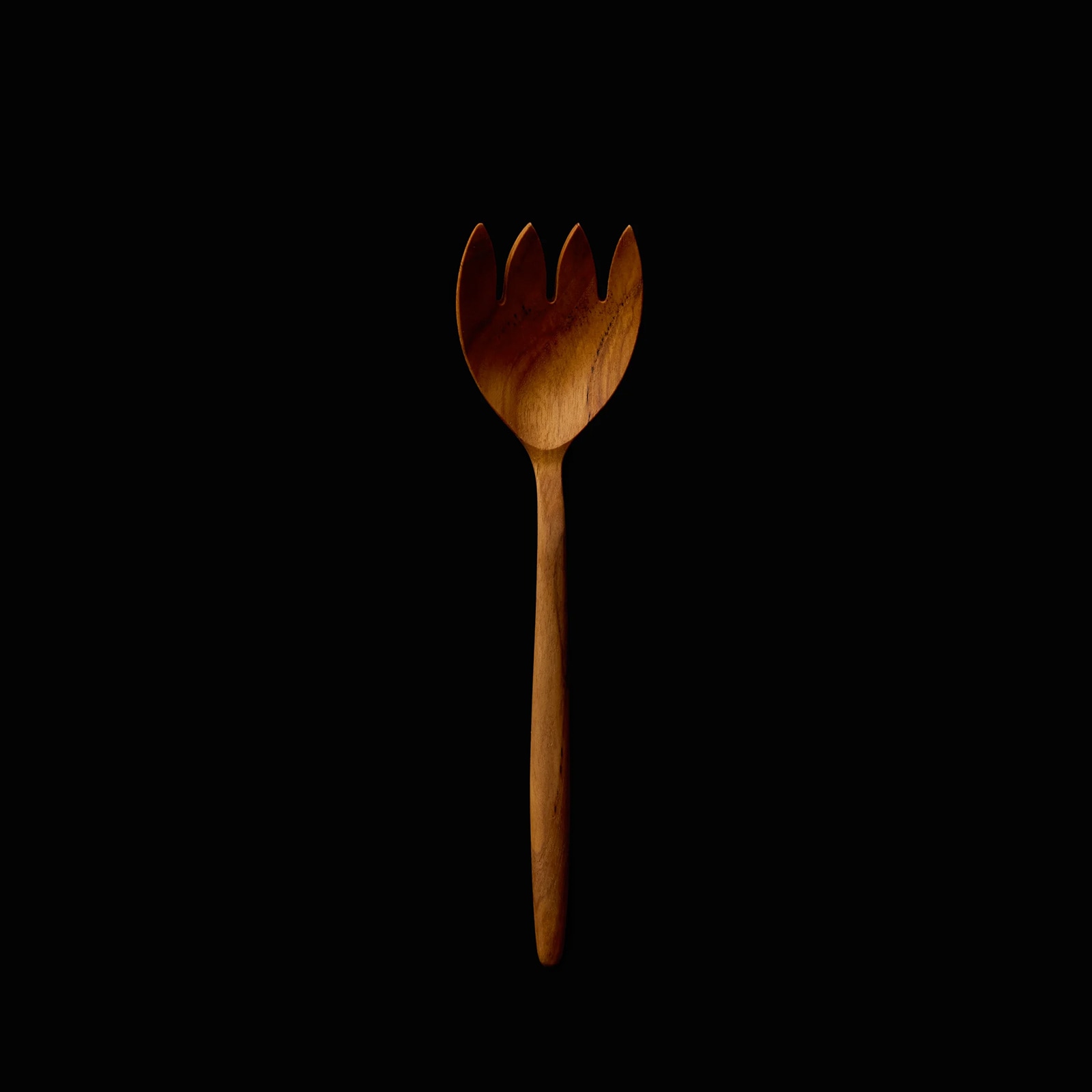 【カトラリー】amane scoop server fork 取り分けフォーク [木製（チーク材）］
