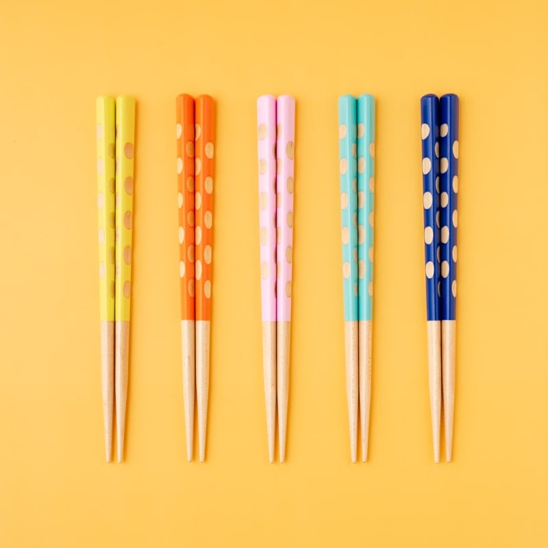 【箸蔵まつかん】6歳～10歳 持ち方をアシスト パレット 18cm 子ども箸 お箸 天然木 メープル 食洗機対応 [日本製/福井県/塗箸]