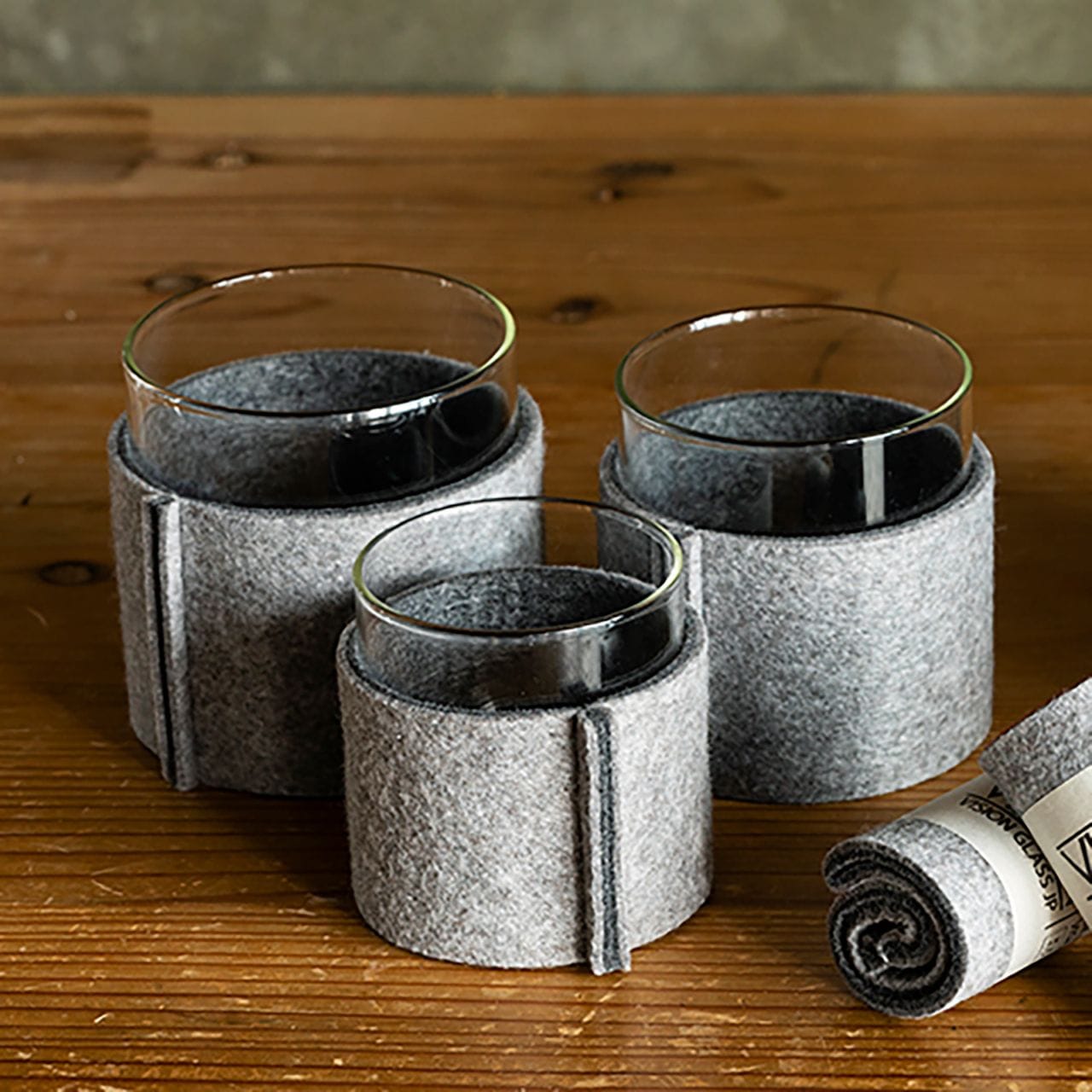 【BOROSIL】 ボロシル フェルトスリーブ VISION GLASS felt sleeve