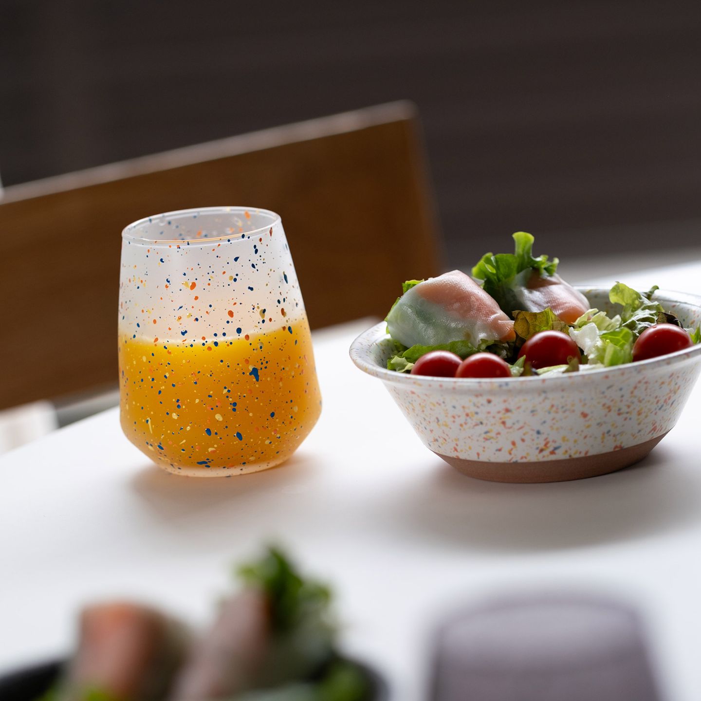 【CHIPS mug.】CHIPS glass. （チップスグラス） [400ml/イタリア製（最終加工地：日本）]