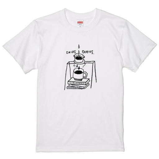 【オリジナルTシャツ】CHIPS GENERAL STORE 本より珈琲 他商品との同梱不可 送料税込440円 [ ロゴＴ/綿100%/シンプル ]
