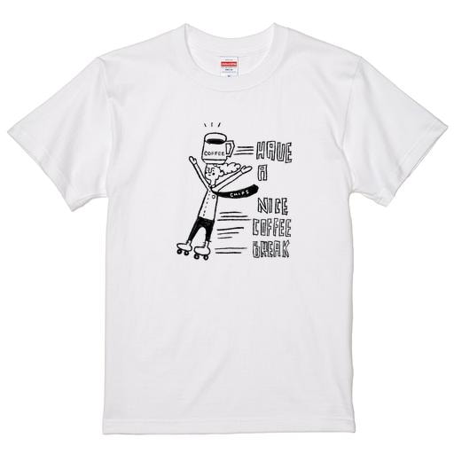 【オリジナルTシャツ】CHIPS GENERAL STORE ローラースケート 他商品との同梱不可 送料税込440円 [ ロゴＴ/綿100%/シンプル ]