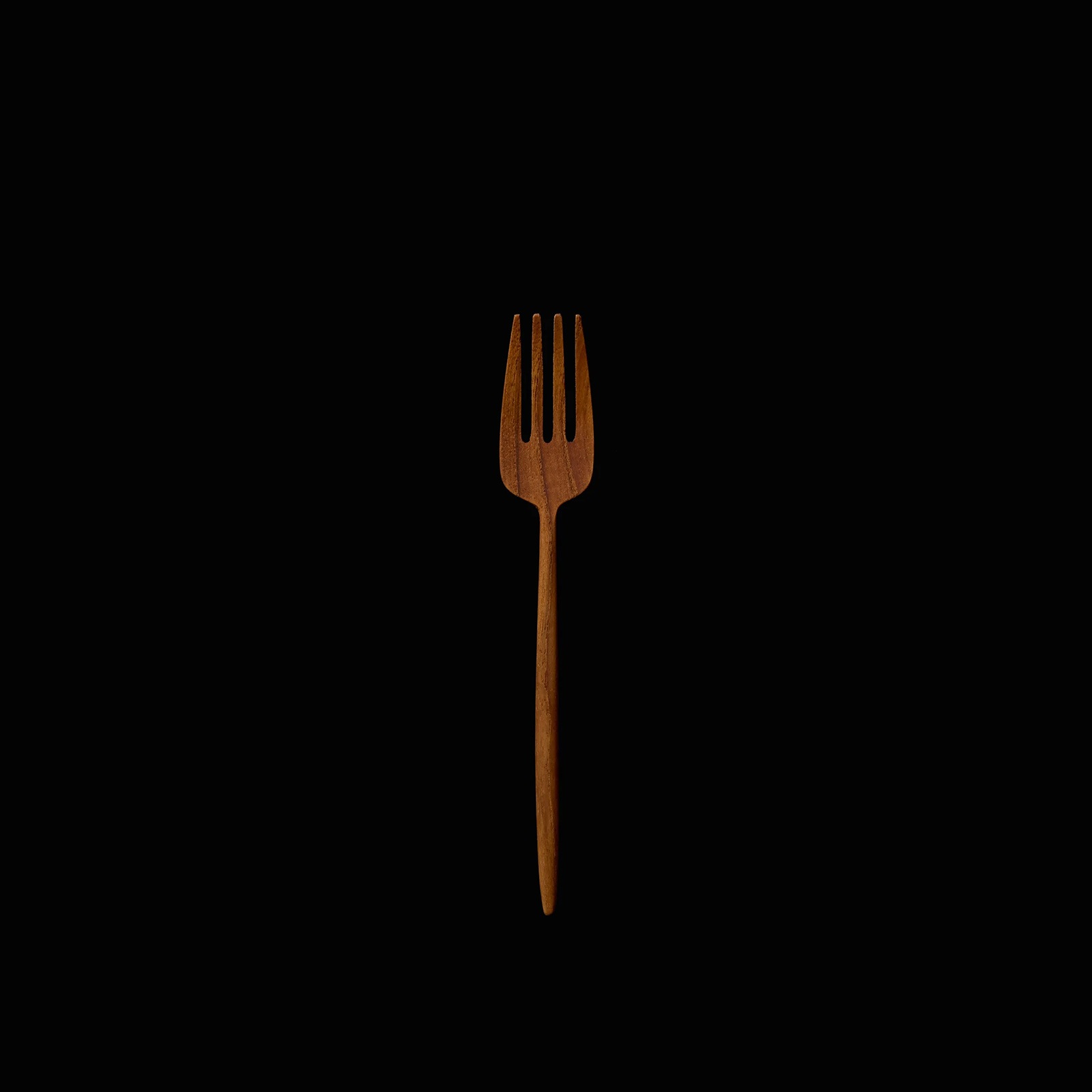【カトラリー】amane fork-L 木のフォーク Ｌ [木製（チーク材）］