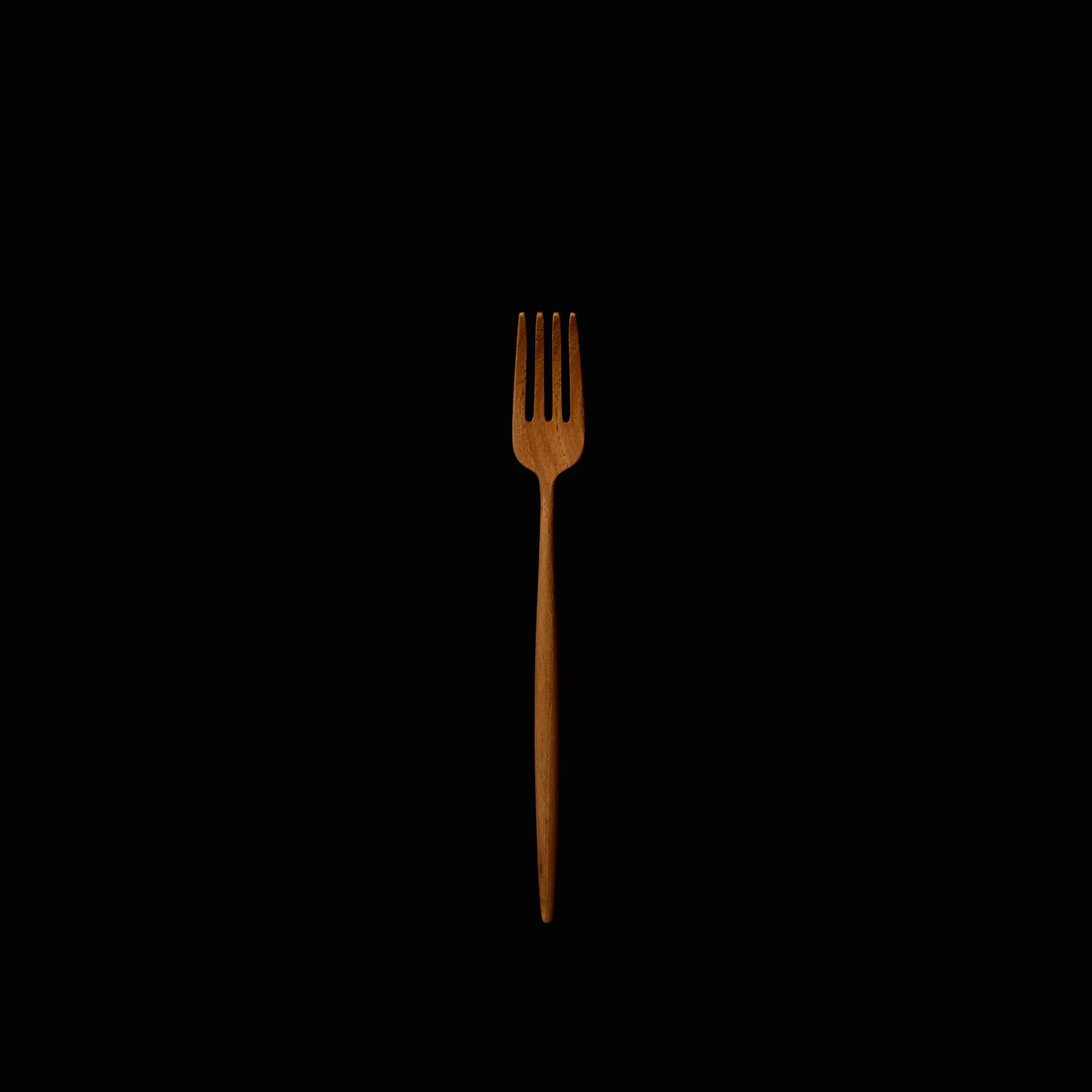 【カトラリー】amane fork-S 木のフォーク Ｓ [木製（チーク材）］