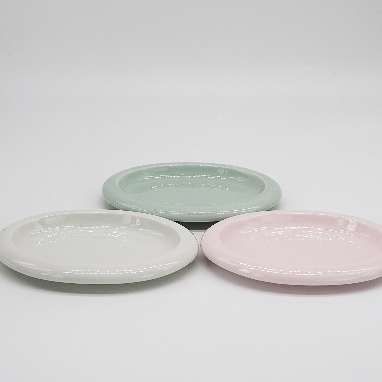 【パンとごはんと...】ポップな器 オーバルプレート S [日本製/美濃焼/菱沼未央/公式ショップ/お店/M062]