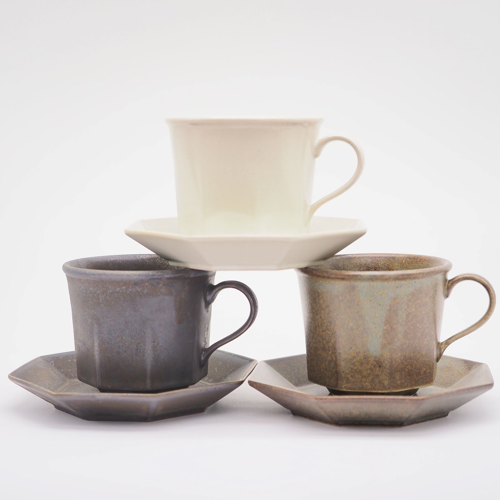 Ancient Pottery】エイシェントポタリー オクタゴナルカップ
