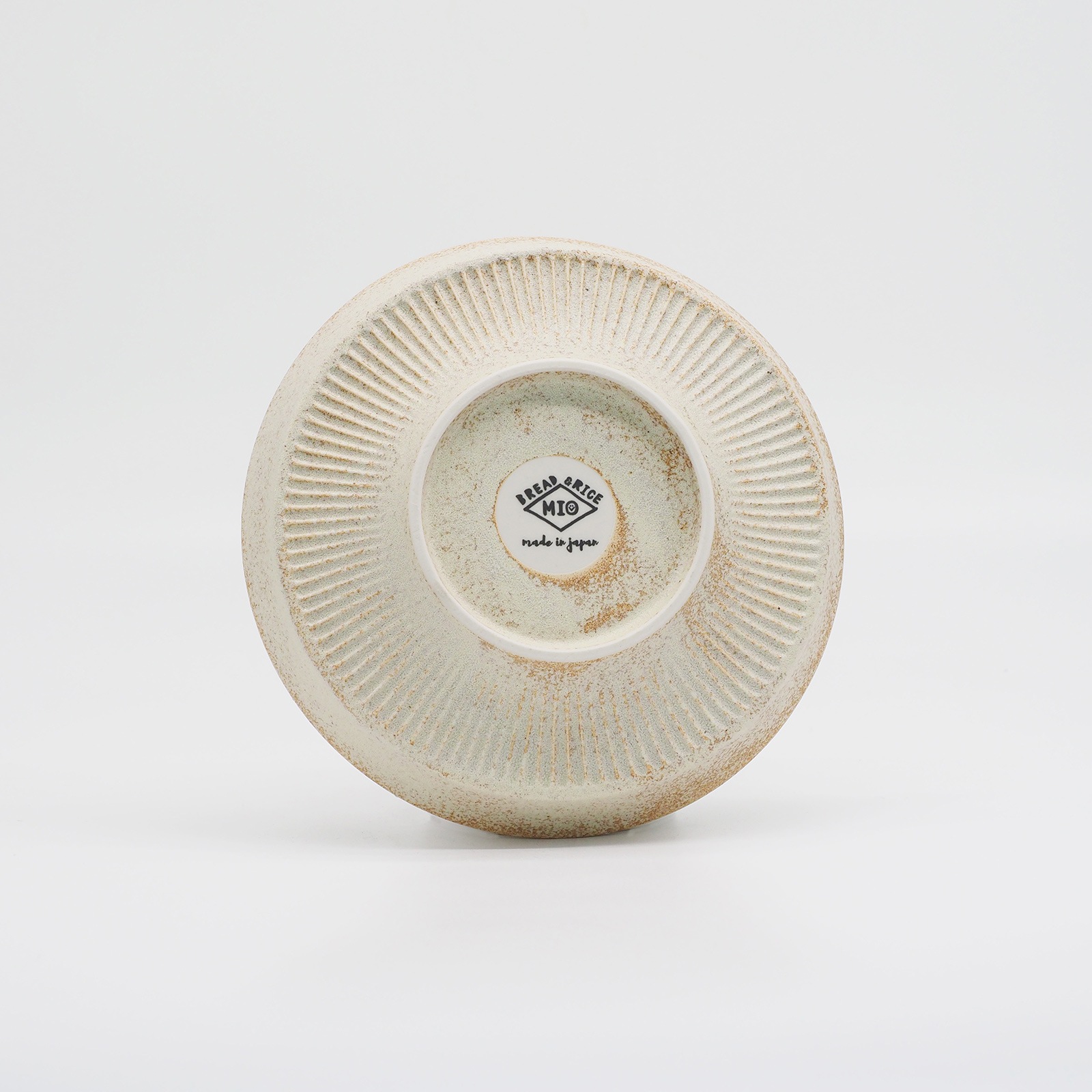 【パンとごはんと...】盛りやすい器 - 深皿 - ディープディッシュ Ｍ [日本製/美濃焼/管理栄養士/菱沼未央/お店/M065]