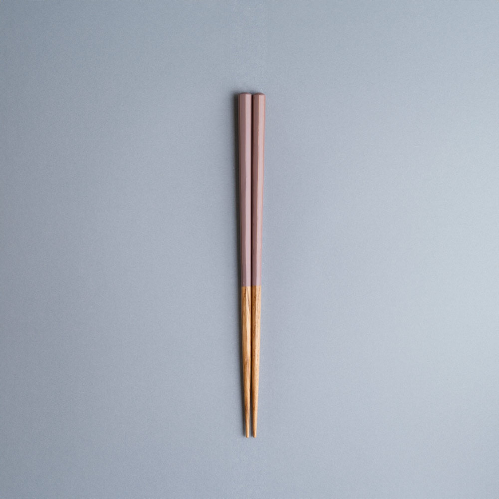 【箸蔵まつかん】HASHIKURA SEASON01 オーク 八角 22.5cm 大人用 お箸 食洗機対応 [日本製/福井県/塗箸]