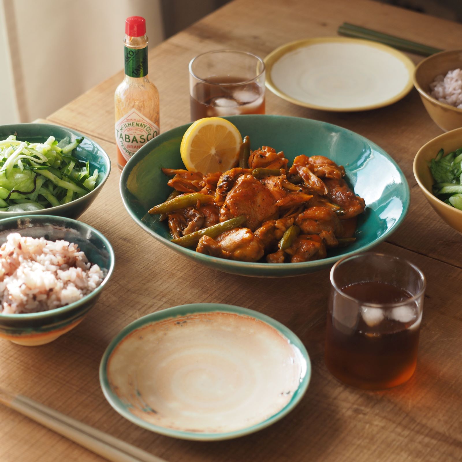パンとごはんと】艶釉の器 プレート S [日本製/美濃焼/菱沼未央