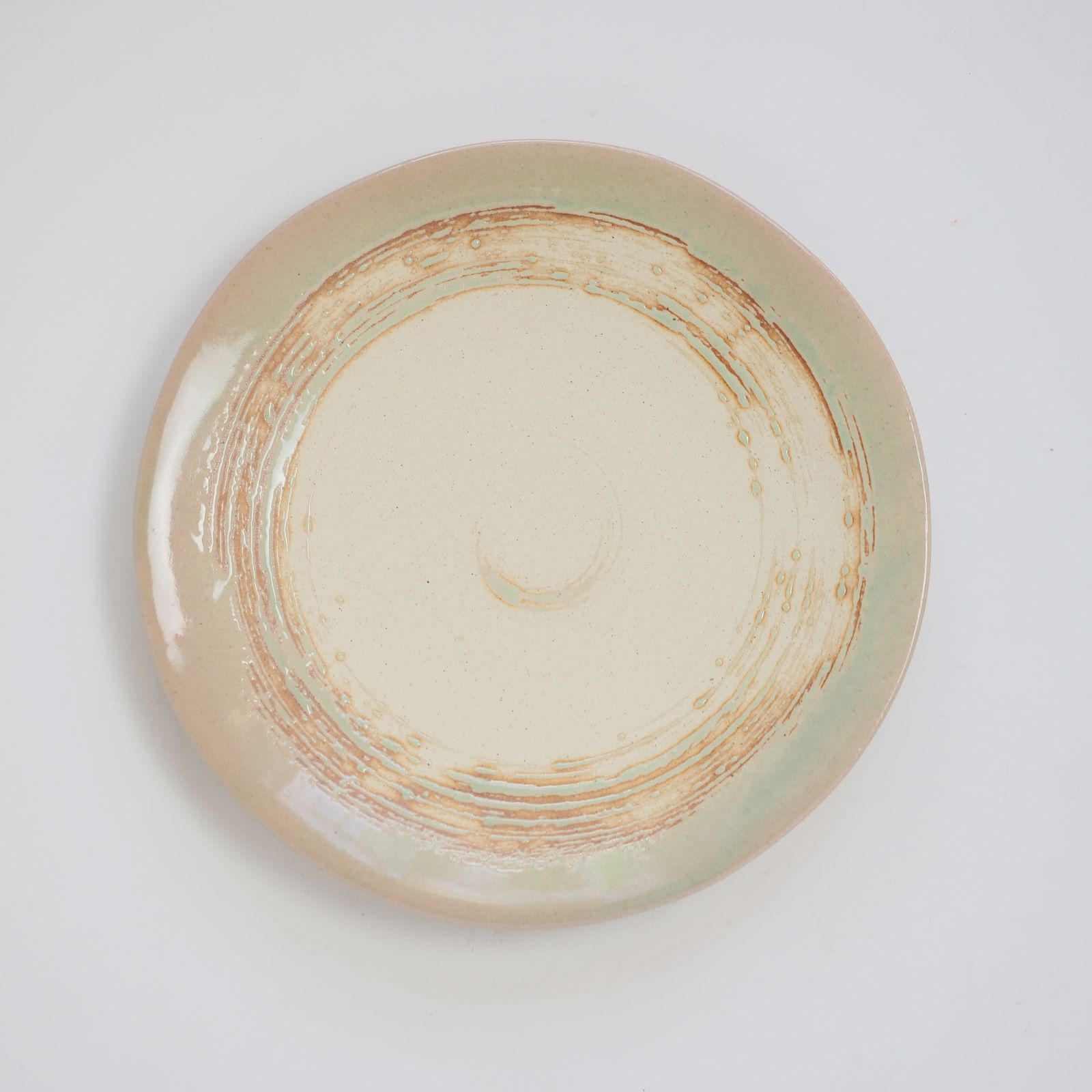 【パンとごはんと...】艶釉の器 プレート M [日本製/美濃焼/菱沼未央/公式ショップ/お店/M038]