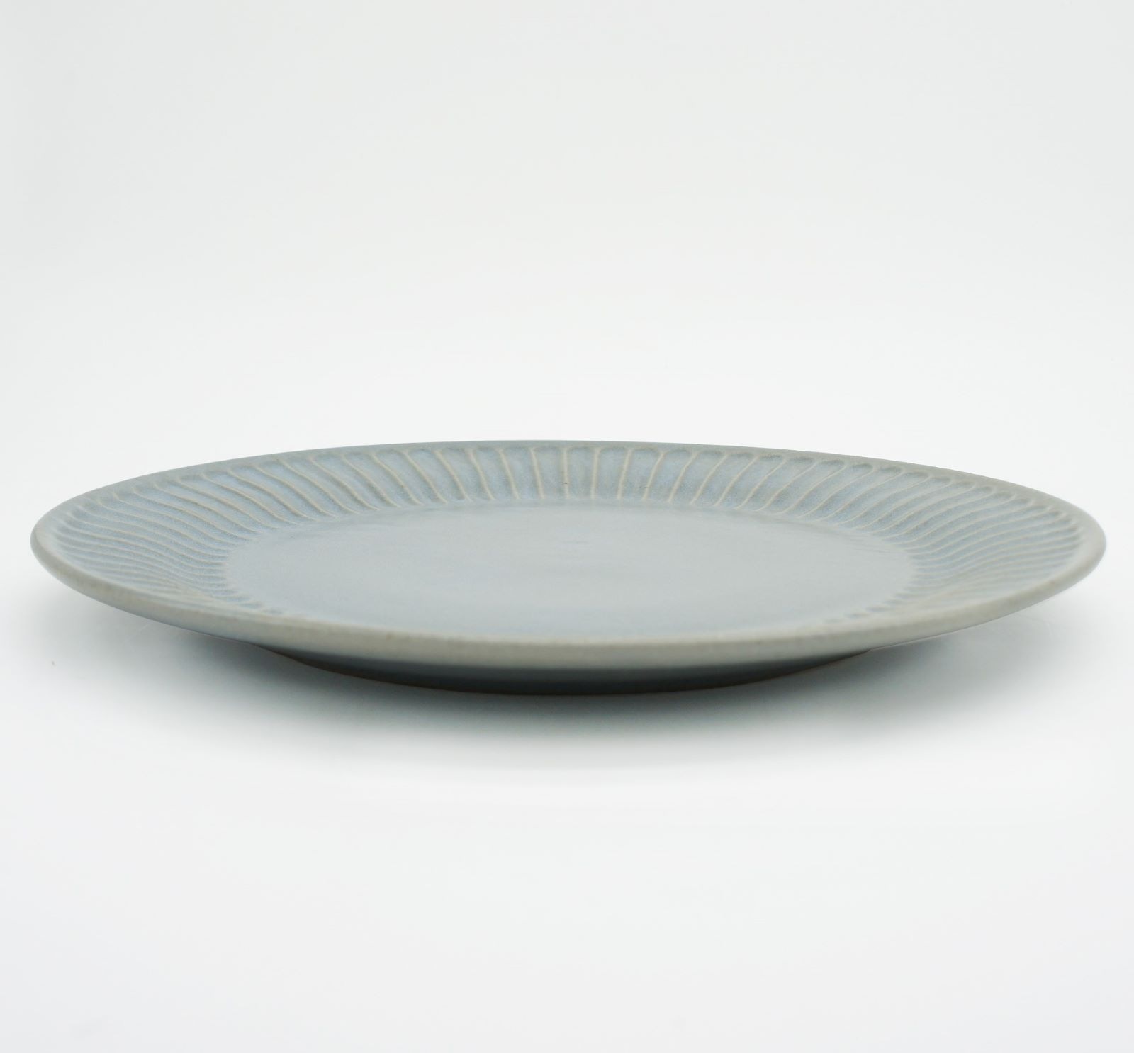 【パンとごはんと...】ひらひらの器 ラウンドプレート L  [日本製/美濃焼/菱沼未央/公式ショップ/お店/M044]