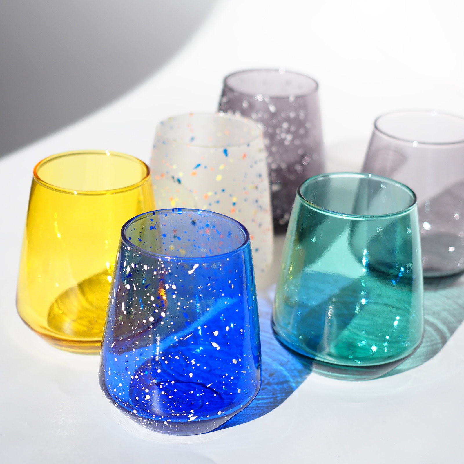 【CHIPS mug.】CHIPS glass. （チップスグラス） [400ml/イタリア製（最終加工地：日本）]