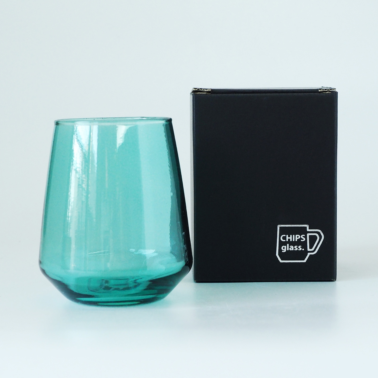 【CHIPS mug.】CHIPS glass. （チップスグラス） [400ml/イタリア製（最終加工地：日本）]