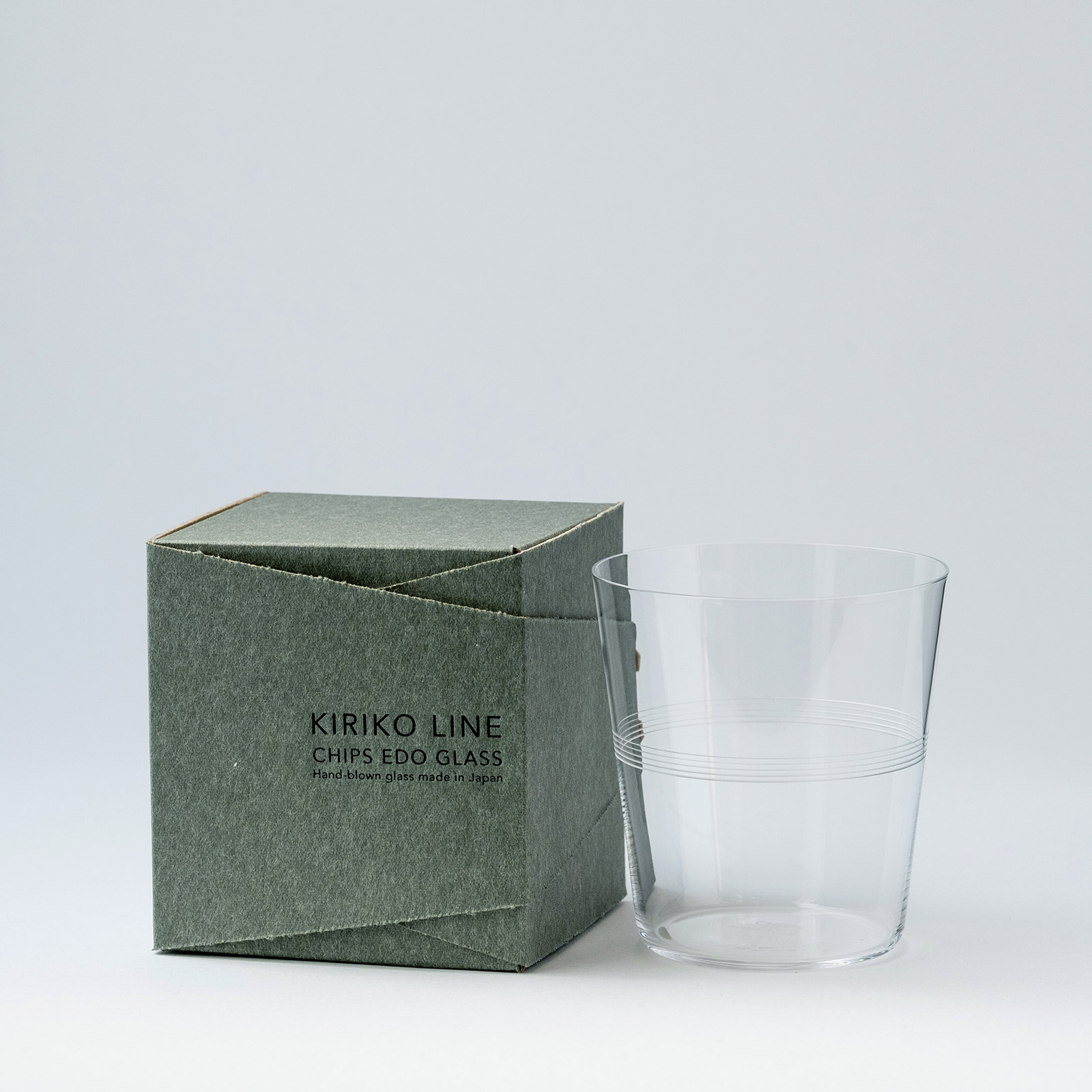 【CHIPS EDO GLASS】KIRIKO LINE（キリコライン） [江戸硝子/江戸切子/日本製/ チップス江戸グラス]