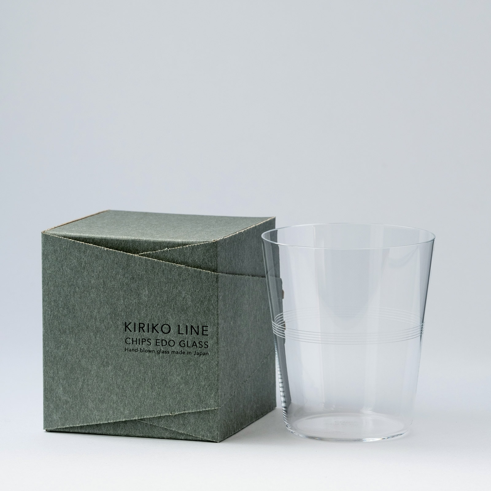 【CHIPS EDO GLASS】KIRIKO LINE（キリコライン） [江戸硝子/江戸切子/日本製/ チップス江戸グラス]