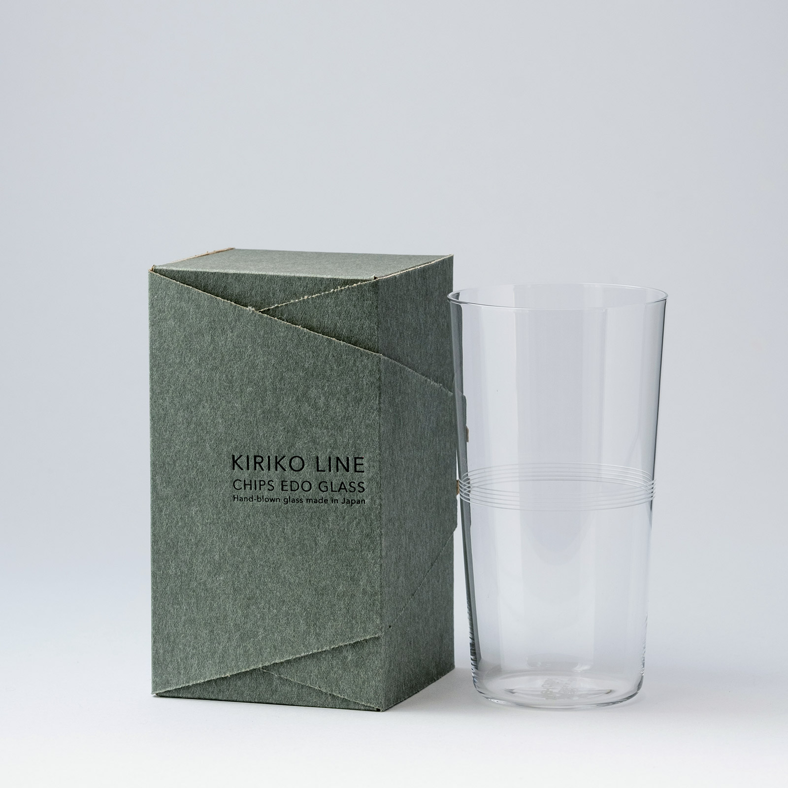 【CHIPS EDO GLASS】KIRIKO LINE（キリコライン） [江戸硝子/江戸切子/日本製/ チップス江戸グラス]