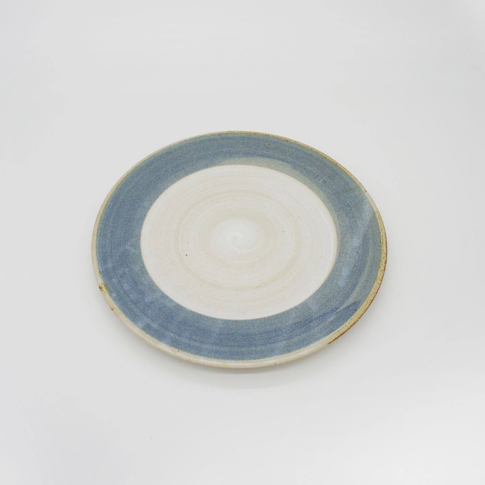 【パンとごはんと...】まるい縁取りの陶器 プレートM [日本製/美濃焼/菱沼未央/公式ショップ/お店/M002]
