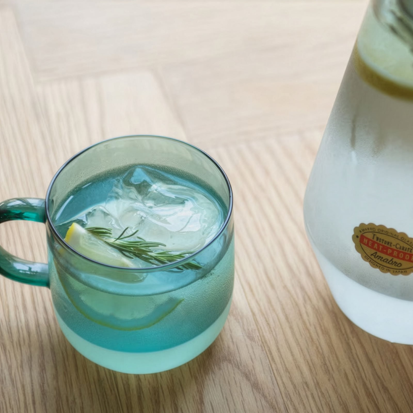 【amabro】 TWO TONE MUG（アマブロ ツートーンマグ） [アマブロ/耐熱ガラス製/ 電子レンジOK]