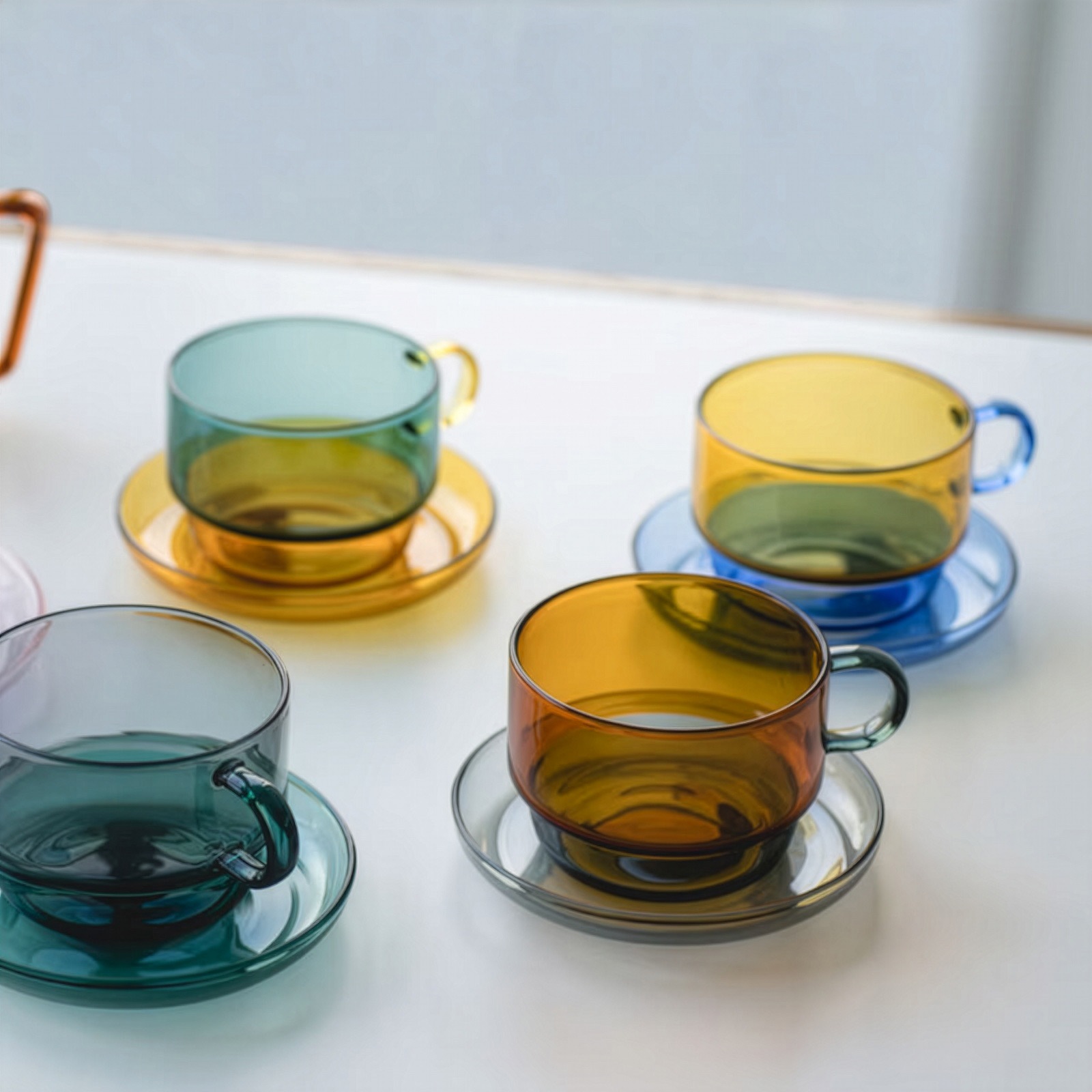 【amabro】 TWO TONE STACKING MUG（アマブロ ツートーンスタッキングマグ） [アマブロ/耐熱ガラス製/ 電子レンジOK]