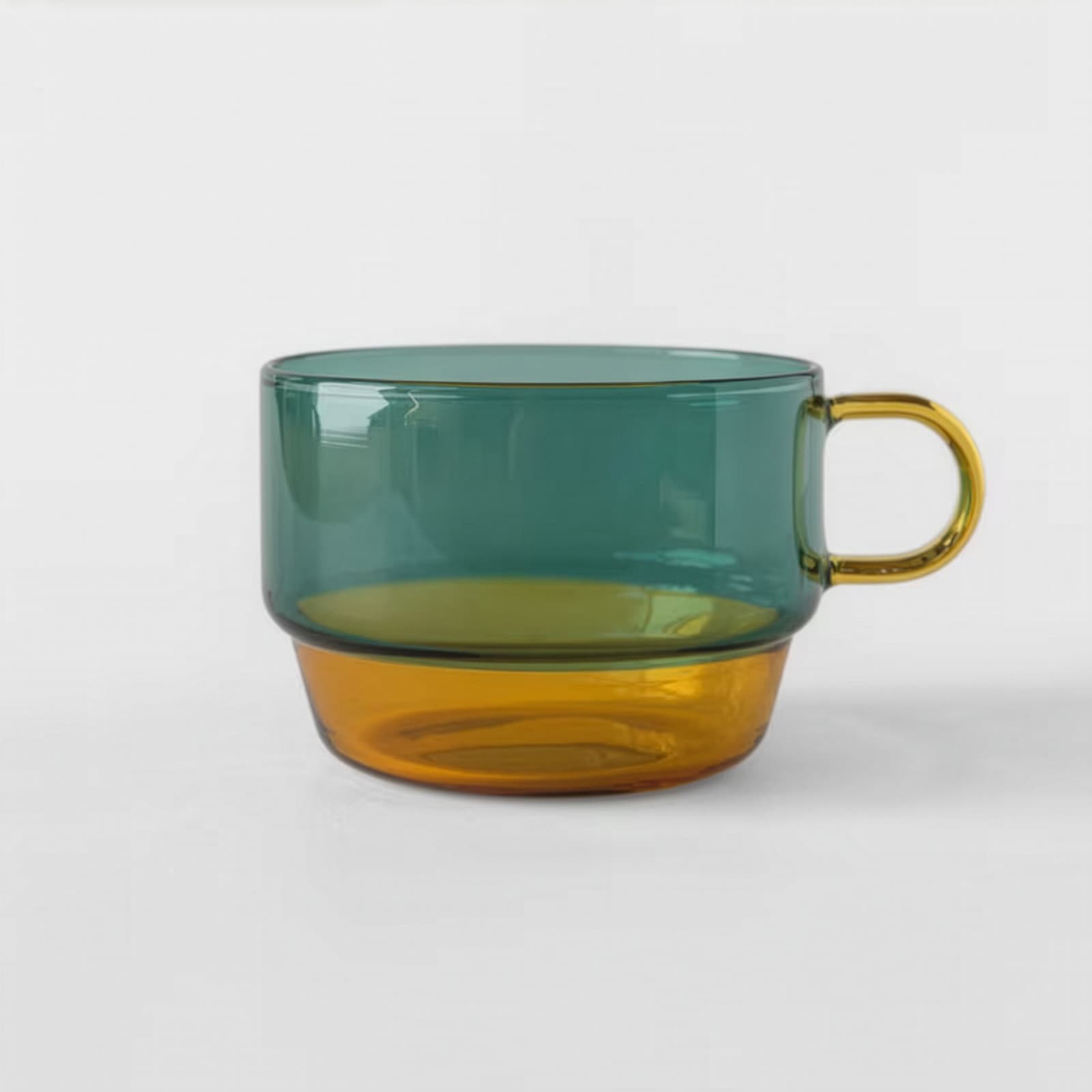 【amabro】 TWO TONE STACKING MUG（アマブロ ツートーンスタッキングマグ） [アマブロ/耐熱ガラス製/ 電子レンジOK]