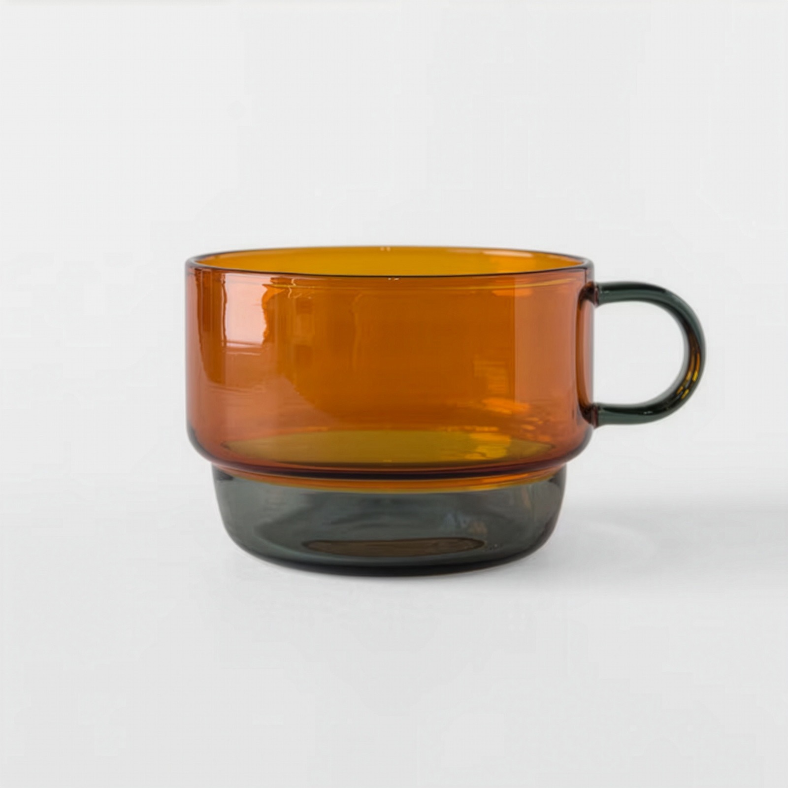 【amabro】 TWO TONE STACKING MUG（アマブロ ツートーンスタッキングマグ） [アマブロ/耐熱ガラス製/ 電子レンジOK]