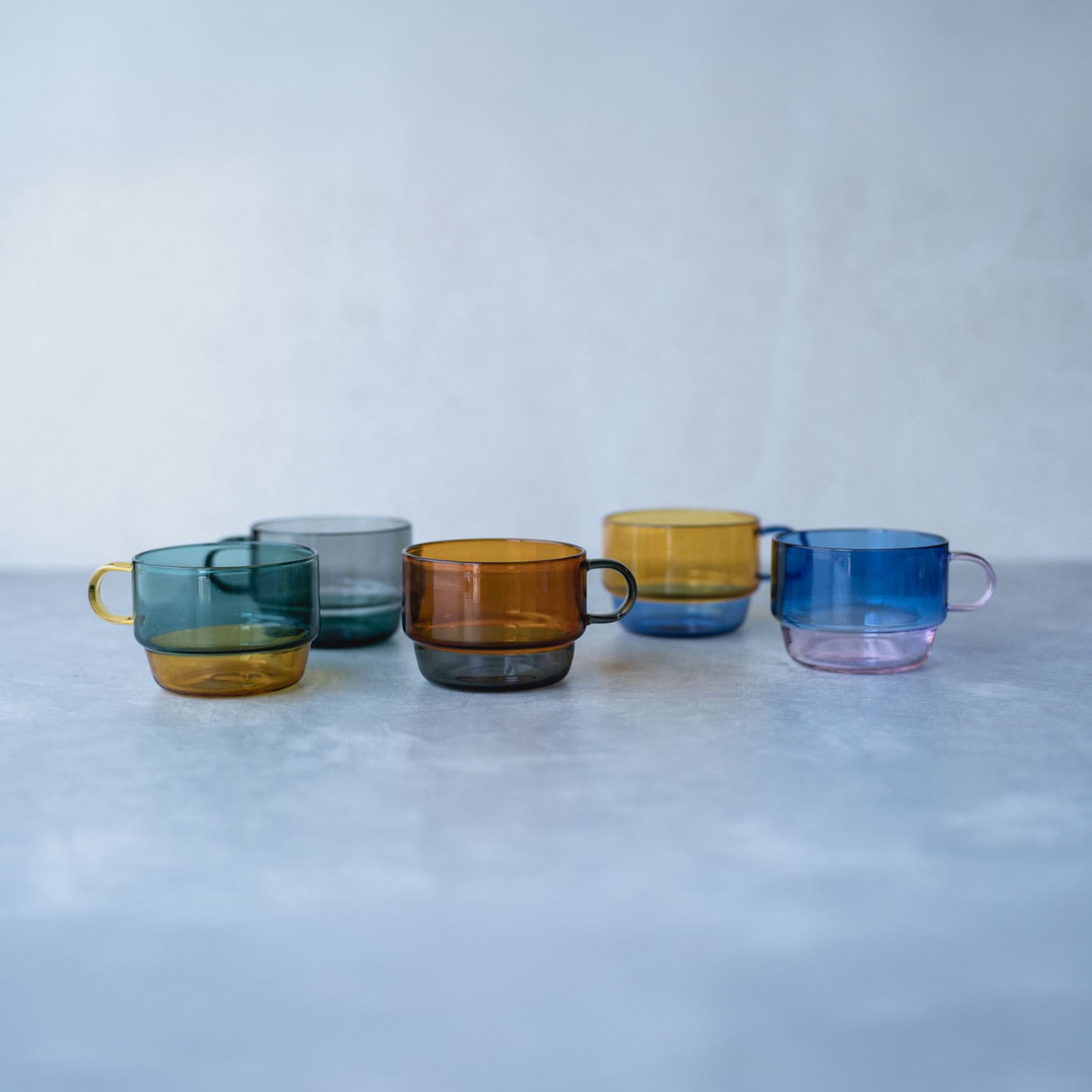 【amabro】 TWO TONE STACKING MUG（アマブロ ツートーンスタッキングマグ） [アマブロ/耐熱ガラス製/ 電子レンジOK]