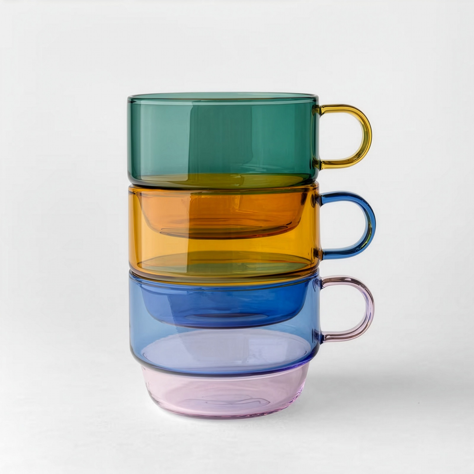 【amabro】 TWO TONE STACKING MUG（アマブロ ツートーンスタッキングマグ） [アマブロ/耐熱ガラス製/ 電子レンジOK]